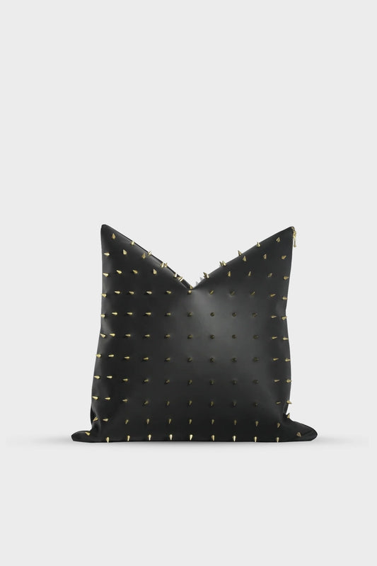 Brass Spiked Pillow